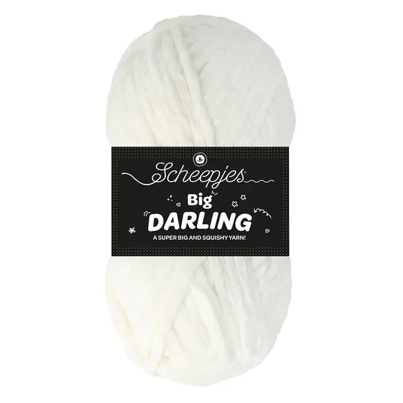 BIG Fil chenille – 401 – BIG DARLING BLANC