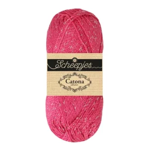 Catona Shine - 114-S Rose choc - Argent