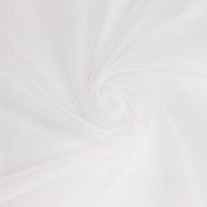 TULLE à paillettes blanc (25cm x 140 cm)