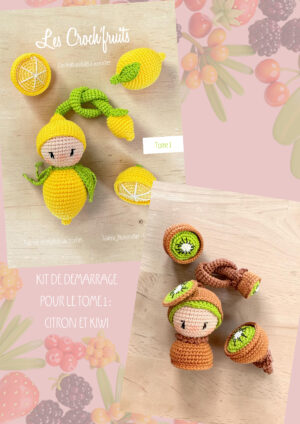 KIT CROCH'FRUITS pour TOME 1 (livre non inclus)
